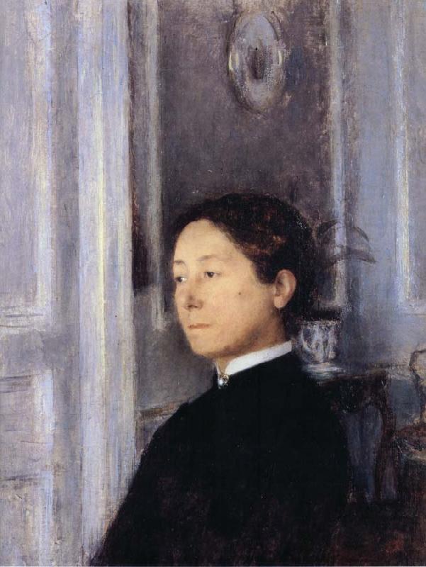  Portrait of Mrs Edmond Khnopff